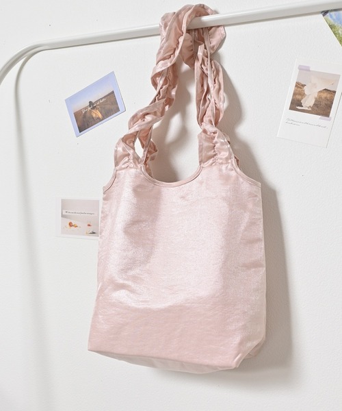 フリルバッグ♡ドット柄リボン トートバッグ Hearty♡ 通販