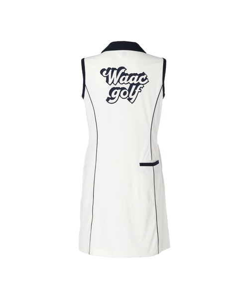 WAAC(ワック)の「WOMENS ハイゲージカノコワンピース(ワンピース・レディース・ホワイト/ライトピンク・SMALL/X-SMALL/XX-SMALL/MEDIUM)」の3枚目の写真