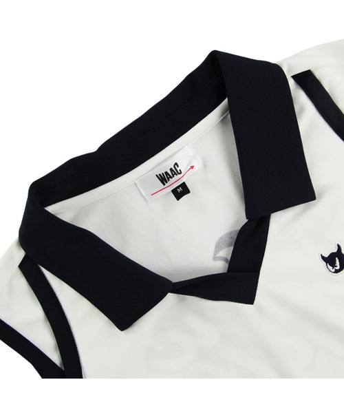 WAAC(ワック)の「WOMENS ハイゲージカノコワンピース(ワンピース・レディース・ホワイト/ライトピンク・SMALL/X-SMALL/XX-SMALL/MEDIUM)」の4枚目の写真