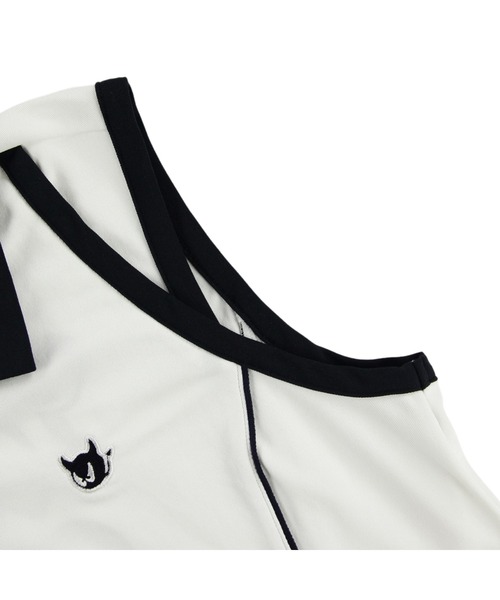WAAC(ワック)の「WOMENS ハイゲージカノコワンピース(ワンピース・レディース・ホワイト/ライトピンク・SMALL/X-SMALL/XX-SMALL/MEDIUM)」の5枚目の写真