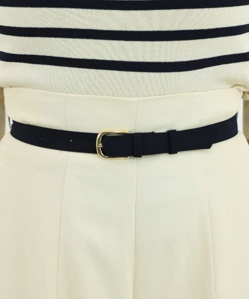 an another angelus（アンアナザーアンジェラス）の「バイカラーライン使いワイドパンツ/ananotherangelus（その他パンツ・レディース・ネイビー/アイボリー・2/1）」の21枚目の写真