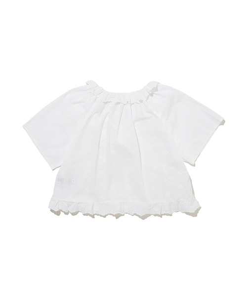 Levi's（リーバイス）の「Levi's/リーバイス  LYKA 半袖ブラウス ホワイト BRIGHT WHITE（シャツ/ブラウス・レディース・ホワイト・M/S/XS）」の4枚目の写真