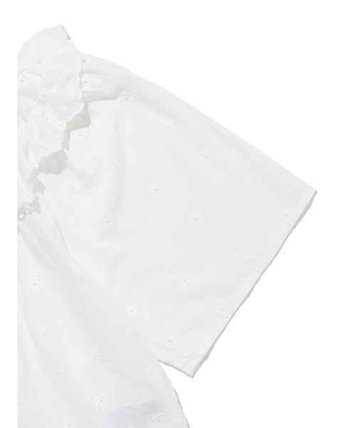 Levi's（リーバイス）の「Levi's/リーバイス  LYKA 半袖ブラウス ホワイト BRIGHT WHITE（シャツ/ブラウス・レディース・ホワイト・M/S/XS）」の6枚目の写真