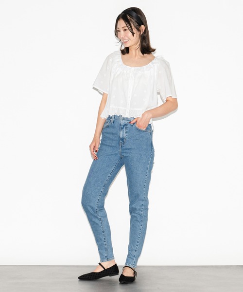 Levi's（リーバイス）の「Levi's/リーバイス  LYKA 半袖ブラウス ホワイト BRIGHT WHITE（シャツ/ブラウス・レディース・ホワイト・M/S/XS）」の11枚目の写真