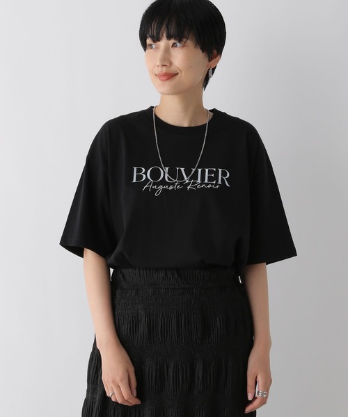 LEPSIM（レプシィム）の「箔プリントLOGO-T　121987（Tシャツ/カットソー・レディース・オフホワイト/ブラック・FREE）」の14枚目の写真