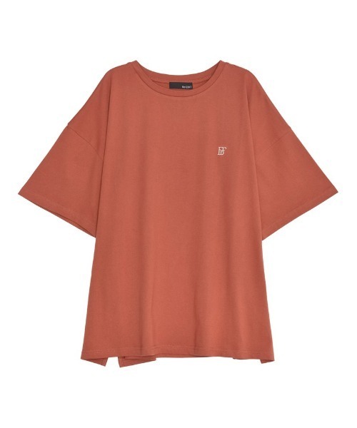 ワンポイント刺繍オーバーサイズTシャツ（Tシャツ/カットソー