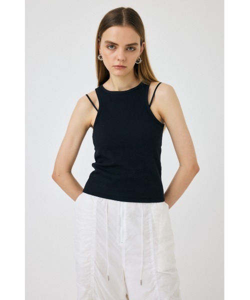 MOUSSY(マウジー)の「STRAP MINIMAL タンクトップ(タンクトップ・レディース・ホワイト/ブラック/ライトグレー/レッド・1/2)」の17枚目の写真