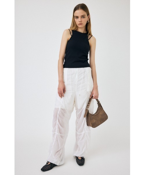 MOUSSY(マウジー)の「STRAP MINIMAL タンクトップ(タンクトップ・レディース・ホワイト/ブラック/ライトグレー/レッド・1/2)」の19枚目の写真