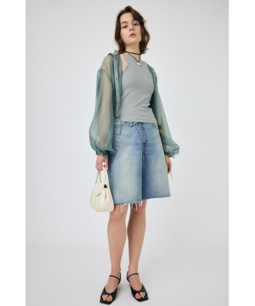 MOUSSY(マウジー)の「STRAP MINIMAL タンクトップ(タンクトップ・レディース・ホワイト/ブラック/ライトグレー/レッド・1/2)」の14枚目の写真