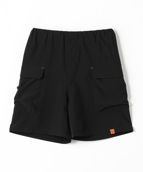 UNIVERSAL OVERALL(ユニバーサルオーバーオール)の「【別注】<UNIVERSAL OVERALL>TJ ポケットショートパンツ / キッズ 140cm-160cm(その他パンツ・キッズ・オリーブ/ブラック・L(160cm)/M(140-150cm))」の2枚目の写真