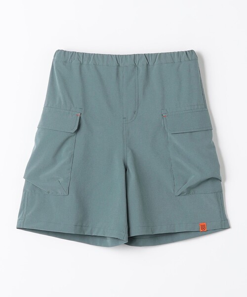 UNIVERSAL OVERALL(ユニバーサルオーバーオール)の「【別注】<UNIVERSAL OVERALL>TJ ポケットショートパンツ / キッズ 140cm-160cm(その他パンツ・キッズ・オリーブ/ブラック・L(160cm)/M(140-150cm))」の4枚目の写真
