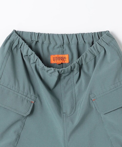UNIVERSAL OVERALL(ユニバーサルオーバーオール)の「【別注】<UNIVERSAL OVERALL>TJ ポケットショートパンツ / キッズ 140cm-160cm(その他パンツ・キッズ・オリーブ/ブラック・L(160cm)/M(140-150cm))」の7枚目の写真