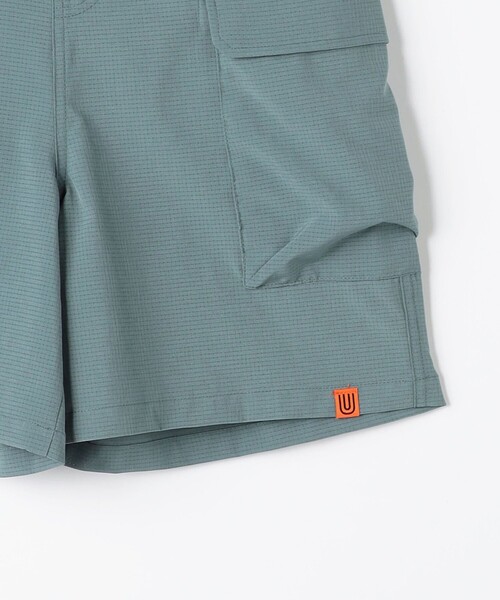 UNIVERSAL OVERALL(ユニバーサルオーバーオール)の「【別注】<UNIVERSAL OVERALL>TJ ポケットショートパンツ / キッズ 140cm-160cm(その他パンツ・キッズ・オリーブ/ブラック・L(160cm)/M(140-150cm))」の8枚目の写真