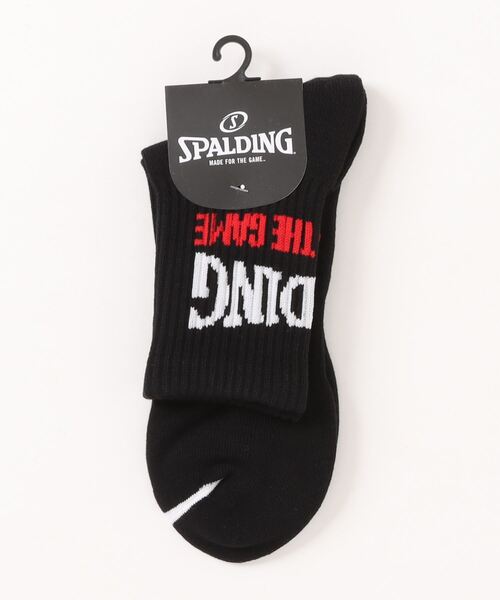 ＪＵＧＬＡＮＳ（ユグランス）の「【SPALDING】Q. 底P アメリブロゴ / スポルディング クォーター丈ソックス（ソックス/靴下・メンズ・オレンジ/グレー/ブラック/ホワイト・25cm～27cm）」の3枚目の写真