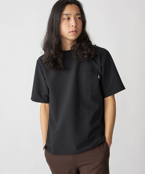 【セール】SHIPS: COOLMAX(R) シアサッカー Tシャツ（Tシャツ/カットソー）｜SHIPS（シップス）