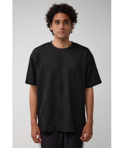 AZUL by moussy(アズールバイマウジー)の「バイアススツイルクルーネックTシャツ(Tシャツ/カットソー・メンズ・ホワイト/ブラック・LARGE/MEDIUM)」の14枚目の写真