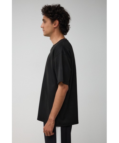 AZUL by moussy(アズールバイマウジー)の「バイアススツイルクルーネックTシャツ(Tシャツ/カットソー・メンズ・ホワイト/ブラック・LARGE/MEDIUM)」の15枚目の写真