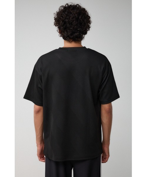 AZUL by moussy(アズールバイマウジー)の「バイアススツイルクルーネックTシャツ(Tシャツ/カットソー・メンズ・ホワイト/ブラック・LARGE/MEDIUM)」の16枚目の写真