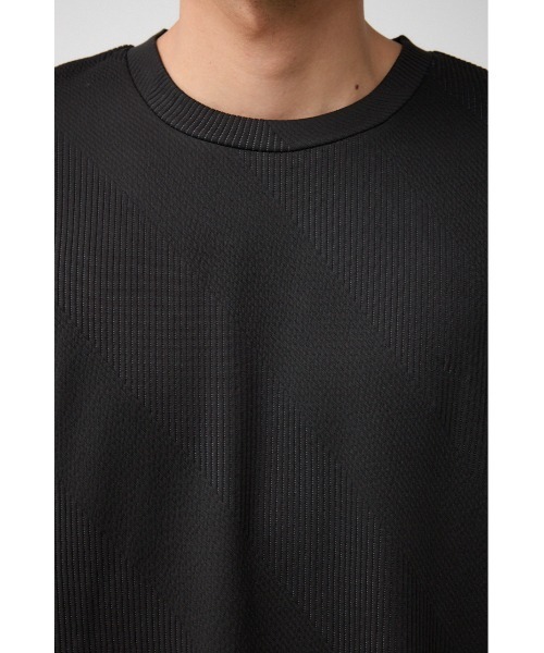 AZUL by moussy(アズールバイマウジー)の「バイアススツイルクルーネックTシャツ(Tシャツ/カットソー・メンズ・ホワイト/ブラック・LARGE/MEDIUM)」の17枚目の写真