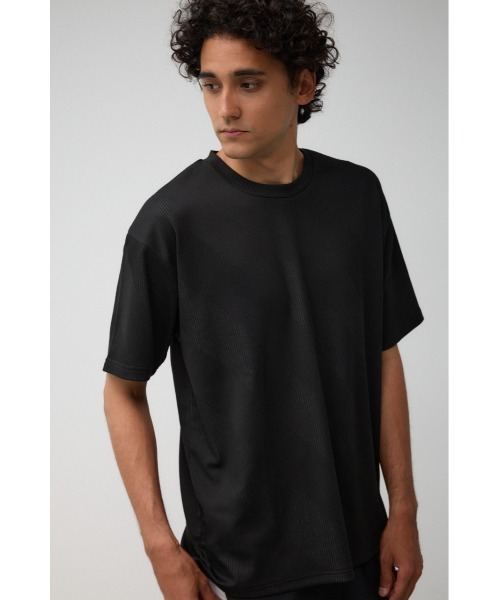 AZUL by moussy(アズールバイマウジー)の「バイアススツイルクルーネックTシャツ(Tシャツ/カットソー・メンズ・ホワイト/ブラック・LARGE/MEDIUM)」の12枚目の写真