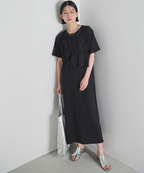 Shelly island（シェリーアイランド）の「デコフリルカットワンピース（ワンピース・レディース・ブラック・M）」の10枚目の写真