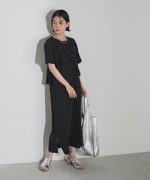 Shelly island（シェリーアイランド）の「デコフリルカットワンピース（ワンピース・レディース・ブラック・M）」の8枚目の写真