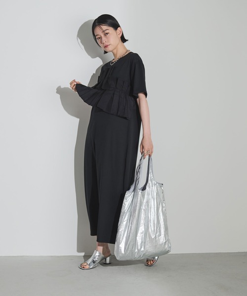 Shelly island（シェリーアイランド）の「デコフリルカットワンピース（ワンピース・レディース・ブラック・M）」の7枚目の写真