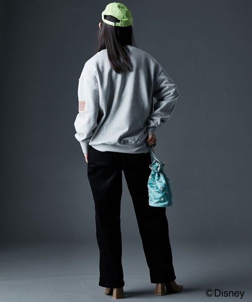 ともとも　DISCOVERED 再構築 ミッキー ワイドスウェット 新品 ディスカバード「ディズニー」ミッキーマウスモチーフの“再構築