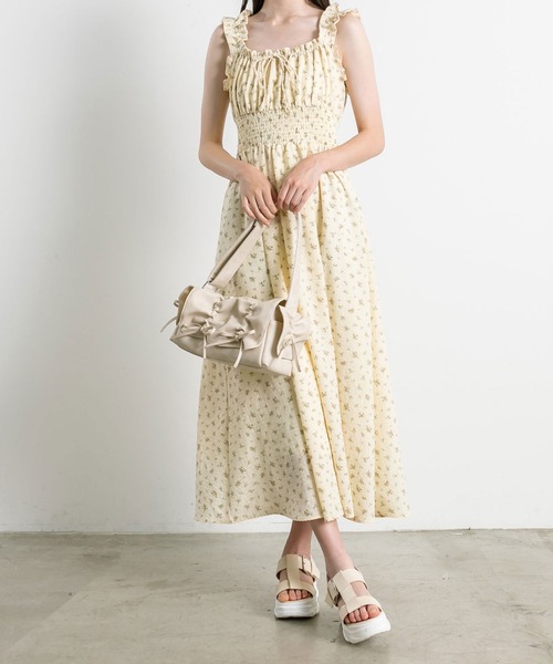 OLIVE des OLIVE（オリーブデオリーブ）の「ドロストフラップショルダーバッグ　1041120170（ショルダーバッグ・レディース・スミクロ/ピンク/アイボリー・FREE）」の8枚目の写真