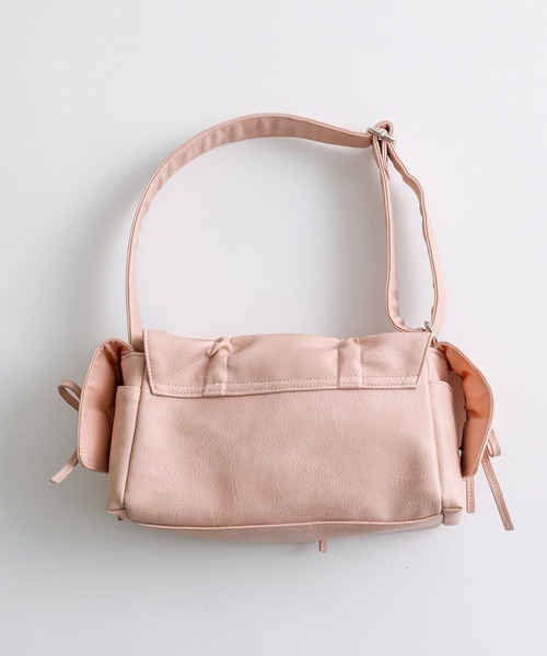 OLIVE des OLIVE（オリーブデオリーブ）の「ドロストフラップショルダーバッグ　1041120170（ショルダーバッグ・レディース・スミクロ/ピンク/アイボリー・FREE）」の20枚目の写真