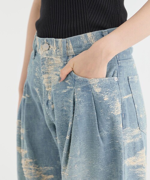 TAAKK（ターク）の「【TAAKK/ターク】DENIM WIDE PANTS（デニムパンツ・レディース・ダークインディゴブルー/ブラック・1/2）」の18枚目の写真