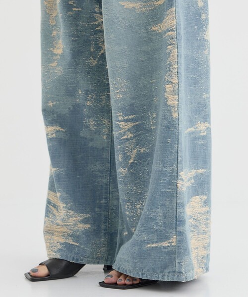 TAAKK（ターク）の「【TAAKK/ターク】DENIM WIDE PANTS（デニムパンツ・レディース・ダークインディゴブルー/ブラック・1/2）」の19枚目の写真