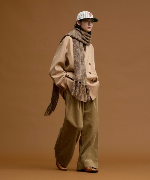 soerte（ソエルテ）の「WIDE STRAIGHT CORDUROY PANTS /ワイドストレートコーデュロイパンツ（その他パンツ・メンズ・サックスブルー/ベージュ/ブラウン・1/3/2）」の20枚目の写真