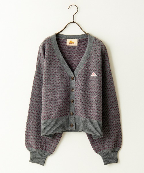 KELTY（ケルティ）の「[KELTY/ケルティ] 別注 ジャガードニットカーディガン（カーディガン/ボレロ・レディース・グレー/ベージュ/レッド/ホワイト・F）」の12枚目の写真