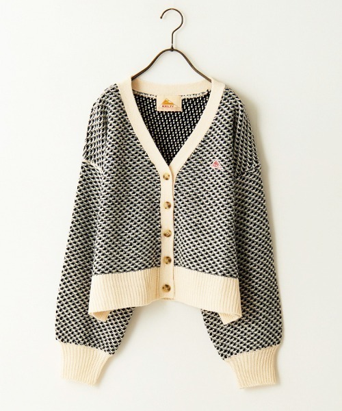 KELTY（ケルティ）の「[KELTY/ケルティ] 別注 ジャガードニットカーディガン（カーディガン/ボレロ・レディース・グレー/ベージュ/レッド/ホワイト・F）」の13枚目の写真