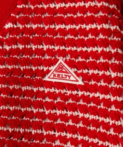 KELTY（ケルティ）の「[KELTY/ケルティ] 別注 ジャガードニットカーディガン（カーディガン/ボレロ・レディース・グレー/ベージュ/レッド/ホワイト・F）」の7枚目の写真