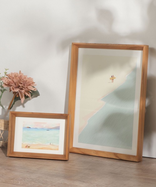 studio CLIP（スタディオクリップ）の「【dailyCLIP】チークフォトフレームポスト（フォトフレーム・レディース・ナチュラル・FREE）」の2枚目の写真