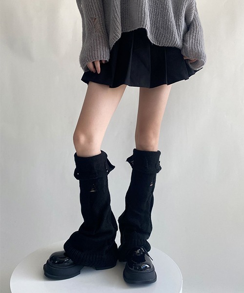 ダメージ レッグウォーマー cula926（レッグウォーマー）｜c.u.l