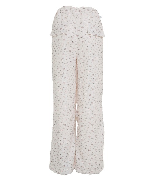 Diable baiser(ディアブルベーゼ)の「花柄カーゴパンツ(カーゴパンツ・レディース・ホワイト・3L/MEDIUM/LL/LARGE)」の7枚目の写真