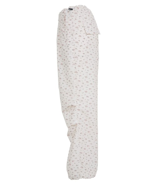 Diable baiser(ディアブルベーゼ)の「花柄カーゴパンツ(カーゴパンツ・レディース・ホワイト・3L/MEDIUM/LL/LARGE)」の6枚目の写真