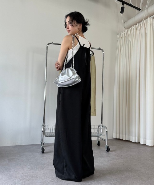 HANNE キャミワイドオールインワン HANNE オールインワン キャミワイドオールインワン レディース