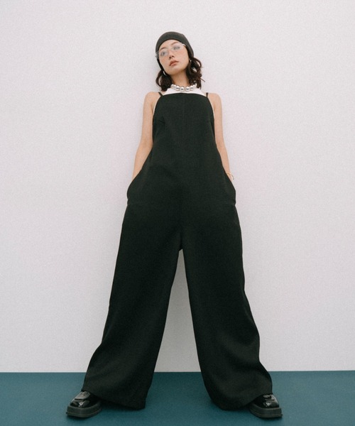 HANNE（アン）の「キャミワイドオールインワン（つなぎ