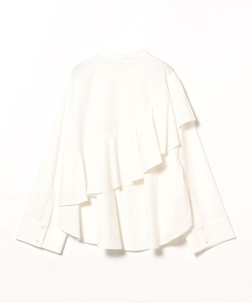 Ray BEAMS（レイビームス）の「RBS / アシメ ラッフル シャツ（シャツ 