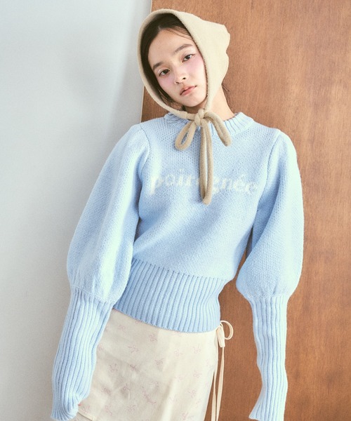 poiregnee（ポワニェ）の「ニットヘッドスカーフ（その他ヘアアクセサリー・レディース・ベージュ/アイボリー・FREE）」の5枚目の写真