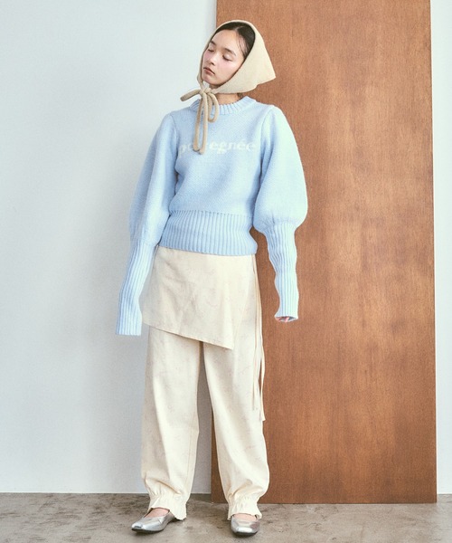 poiregnee（ポワニェ）の「ニットヘッドスカーフ（その他ヘアアクセサリー・レディース・ベージュ/アイボリー・FREE）」の12枚目の写真