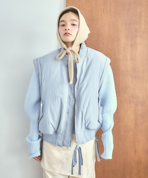 poiregnee（ポワニェ）の「ニットヘッドスカーフ（その他ヘアアクセサリー・レディース・ベージュ/アイボリー・FREE）」の10枚目の写真