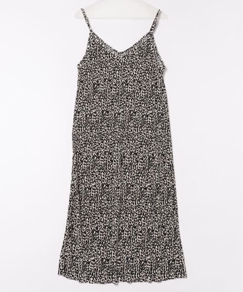 GORGE（ゴージ）の「《落ち感×カットプリーツ》レディース キャミワンピース 細見え効果 春夏秋（ワンピース・レディース・ブラック/ブラウン系その他/ミント/モカ/ホワイト×ブラック・F）」の6枚目の写真