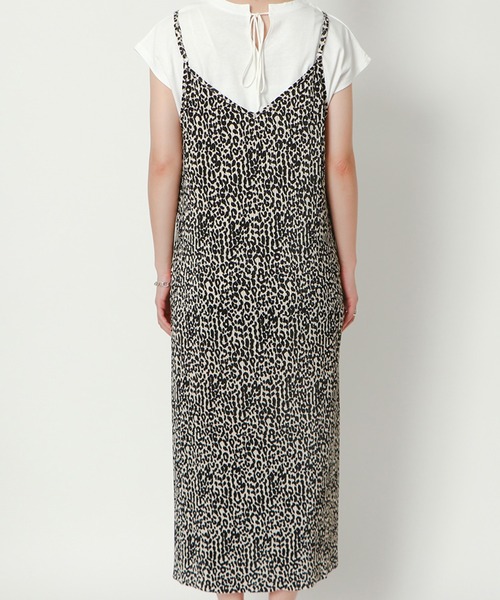 GORGE（ゴージ）の「《落ち感×カットプリーツ》レディース キャミワンピース 細見え効果 春夏秋（ワンピース・レディース・ブラック/ブラウン系その他/ミント/モカ/ホワイト×ブラック・F）」の10枚目の写真