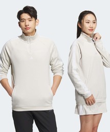 保温 フリース アーカイブ デボスグラフィック ハーフジップ長袖ジャケット【adidas Golf/アディダスゴルフ】