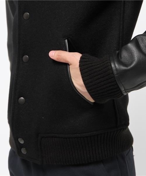 AMERICAN RAG CIE（アメリカンラグシー）の「AMERICAN RAG CIE スタジャン / 113-AKS-M152-BL050（スタジャン・メンズ・グリーン/ブラック/ブルー・2/3/1）」の15枚目の写真